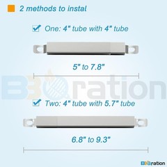 Universal Adjustable Carryover Tubes for Charbroil, Kenmore and Others Most G…