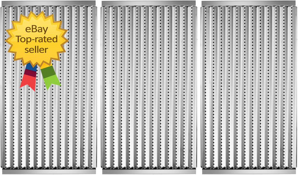3 Burner Grill Emitter Plates Replacement for Tru Infrared Grill Cooking Grates