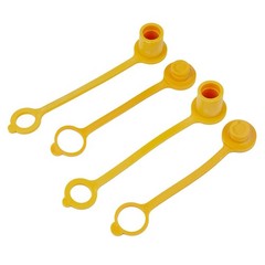 4Packs 3/8″ Dust Cap and Plug for Propane Natural LP Gas Quick Connect and Di…