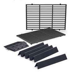 Grill Parts for Weber Genesis 300 Series w Front Control,Grate, Flavorizer Bars.