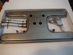 New Backyard Grill Small Stainless Steel Universal H Burner Dual Control Burners