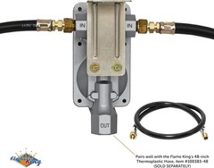 2-Stage Auto Changeover LP Propane Gas Regulator for RVs with Pigtails