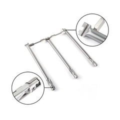 7636 Flavorizer Bars, 69787 Burner Tube & 67060 Heat Deflector Grill Replacem…