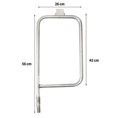 Gas Grill Burner 304 Stainless Steel Material Easy Installation Process