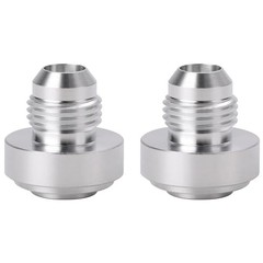 6AN Male Flare Weld On Fitting Bung Adapter for Fuel Oil Hose Tank 6AN – 2PCS