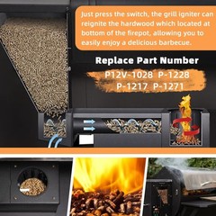 12V Ceramic Igniter for Pellet Grills – Compatible with Jim Bowie, Daniel Boone,