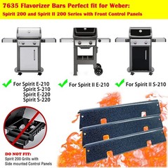 Flavorizer Bars for Weber Spirit II I 200 Series, Spirit E210, E220, S210, S220