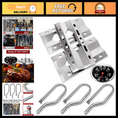 Grill Replacement Parts – BBQ Thermometer, Heat Plates, Burners for Nexgrill & K