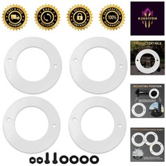 4PCS Heat Resistant Chimney Insulation Gasket for Traeger & Pit Boss Grills