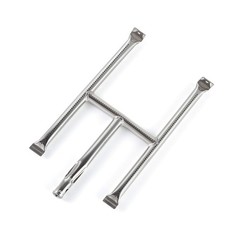 Stainless Steel Burner Tube with Screw for 17″ Gas Grill & Portable Camp Griddle
