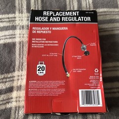 Universal Grill Replacement Hose And Regulator with 2 ft. Hose 1001533456 Type 1