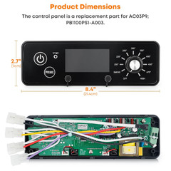 Control Board Replacement for Pit Boss GrillSmoker, Controller with LCD Display
