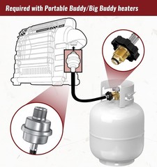 6 Feet Propane Fuel Filter Hose F273699 for Mr.Heater Buddy Portable Buddy an…