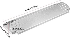 Heat Plates for Home Depot Nexgrill 5 Burner Steel Replacement Parts,