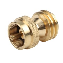 Solid Brass Steak Saver Propane Tank Adapter 1lb To 20lb Grill Bottle Converter