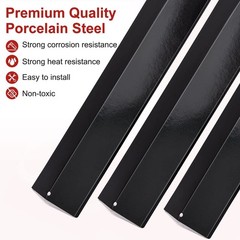 Gas Grill Heat Plate Shields for Brinkmann 8103660S 15 3/8 Inch 5 PCS
