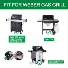Hisencn 7507 Grill Burner with 7535 Flavorizer Bars for Genesis Silver A,…
