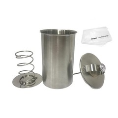 304 Stainless Steel Meat Press Kit with Thermometer for Controlled Cooking