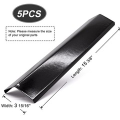 Porcelain Steel Gas Grill Heat Plate Shields Tent for Brinkmann 8103660S