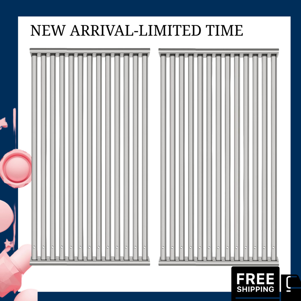 NEW 2 Pack Stainless Steel Grill Grates Replacement for TEC Patio II & Sterling