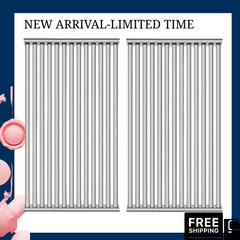 NEW 2 Pack Stainless Steel Grill Grates Replacement for TEC Patio II & Sterling