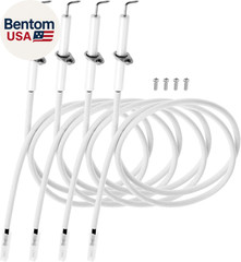 4PCS Grill Igniter Wire Kit with Ceramic Electrodes Replacement for Aussie, Char