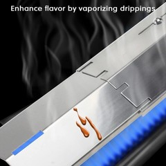 Hisencn Universal Replacement Adjustable Stainless Steel Heat Plate Shield, H…