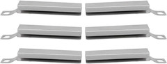 BBQ Grill Crossover Tubes 6PCS Stainless Steel Gas Grill Replacement for Perform