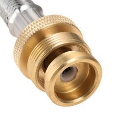 1Pc 6FT Propane Tank Hose Adapter 72 Inch with Gauge For Coleman Camp Stove