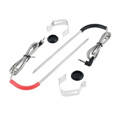 2×Meat Probe Stainless Steel Temperature Probes Parts For Pit Boss Pellet Grill