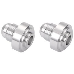 6AN Male Flare Weld On Fitting Bung Adapter for Fuel Oil Hose Tank 6AN – 2PCS