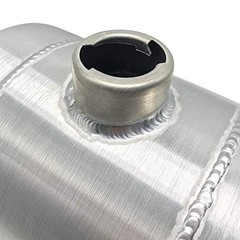 JSD 2.5 Gallons 12″x8″ Aluminum Spun Round Fuel Cell Tank Gas 8″ x 12″-1/4″
