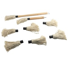 For Grilling Basting Brush with 6 Extra Replacement Heads Easy and Efficient
