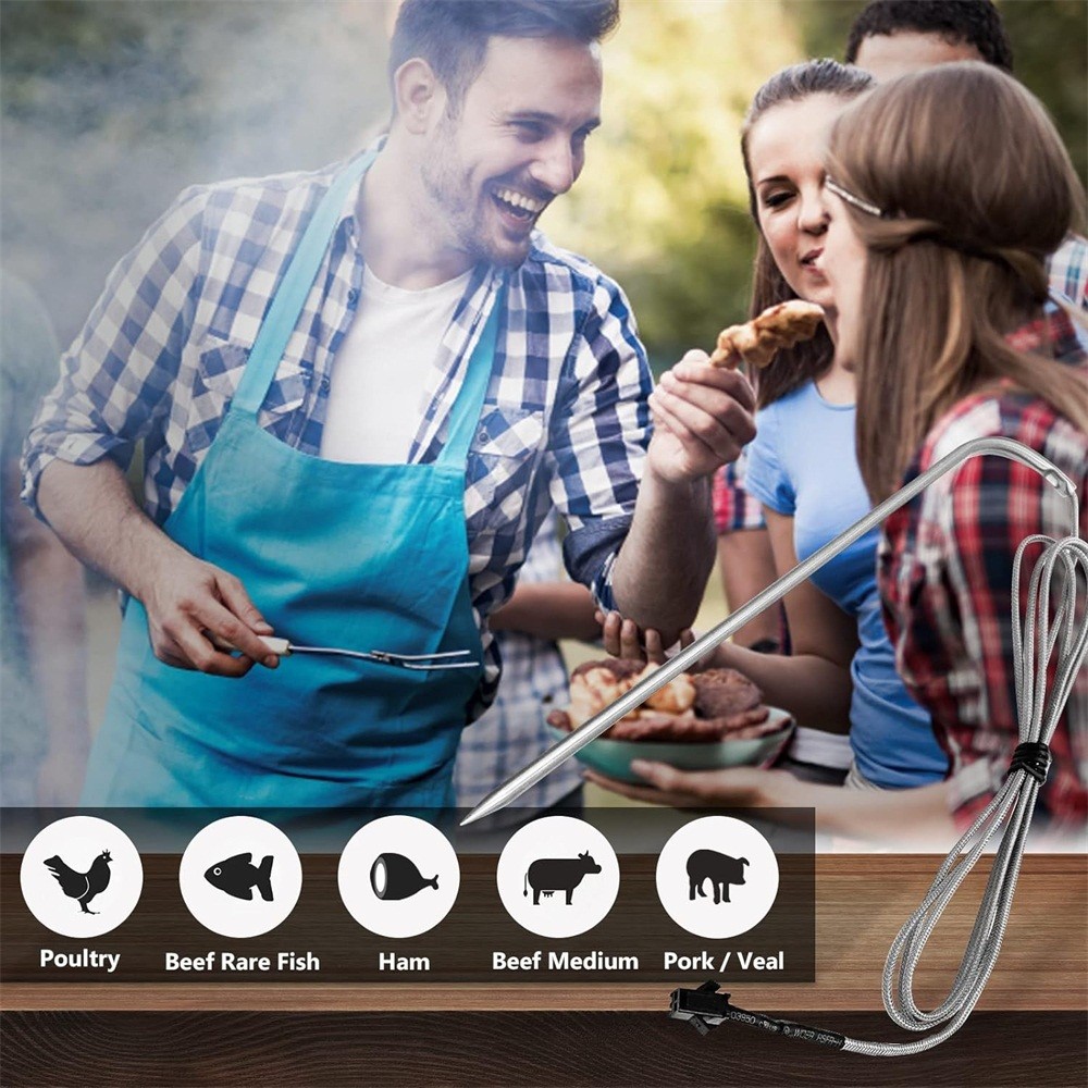 Replace 9007080006 Temperature Meat Probe for Masterbuilt Electric Smoker 1pc