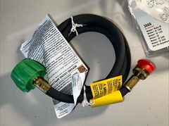 Weber 6-Foot Adapter Hose for Weber Q-Series, Gas Go Anywhere 3666