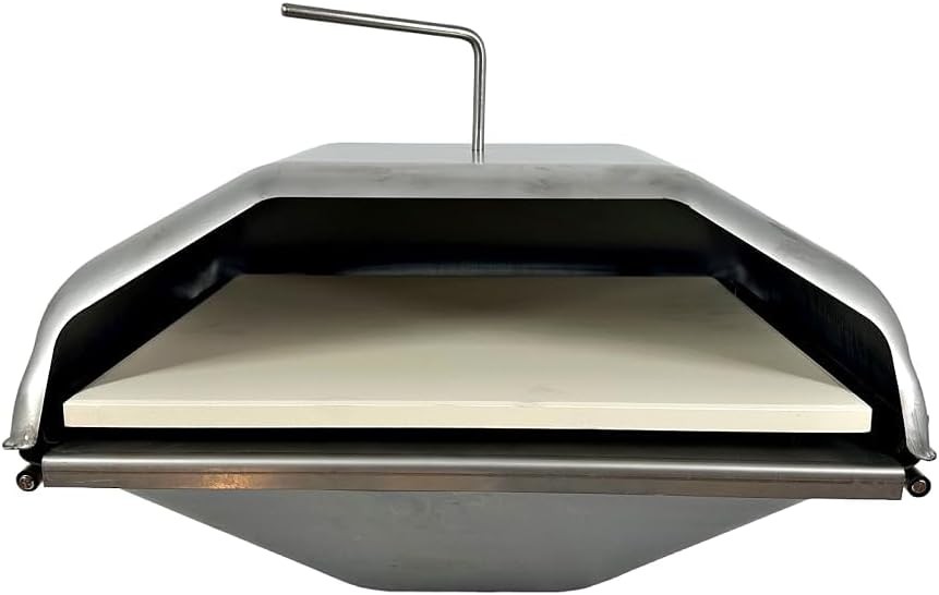 Pellet Grill Pizza Oven Attachment Wood Fired Up to 800°F