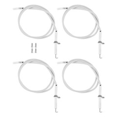 4Pcs Grill Igniter Wire Kit Ceramic Electrode Igniter Wire Gas Grill BBQ Parts