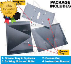 Replacement Grease Tray for Gas Grills Fits 3/4/5 Burner Grills from Dyna Glo
