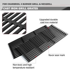 Char Broil Gas Grill Replacement Parts 4-Burner Grills, Tru-Infrared Grate