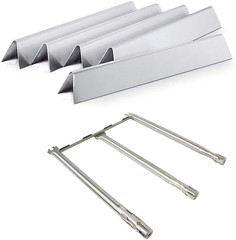 Grill Replacement Flavorizer Bars Burner Tube for Weber Spirit E310 E320 S310