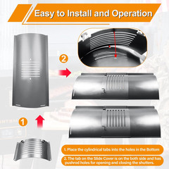 Flame Broiler Kit for Pit Boss PB1600, PB1150, PB1100, PB1000 Series and Pro Ser