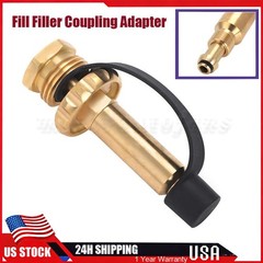 GA510 Propane Refill Adapter Male POL to 1-3/4″ ACME Top Grip Hand Wheel Coupler