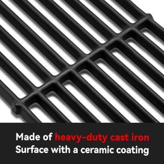 19 3/4″ Grill Grates for Chargriller | 3PCS Cast Iron Grill Grates Replacemen…