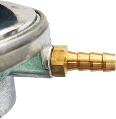 One Pound Propane Tank Low Pressure Adjustable Gas Regulator with 1/4” Barb Hose