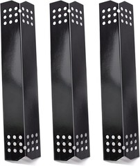 Rectangular Grill Heat Plate Shield for Enhanced Grilling – Set of 3, 14 9/16”