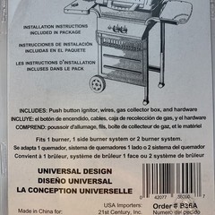 Universal Gas Grill Ignitor Kit B36A Barbeque Push Start Button Replacement NEW