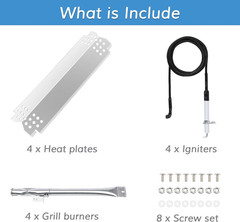 Grill Replacement for Nexgrill 4 Burner – Grill Parts for 720-0830H, 720-0830D,