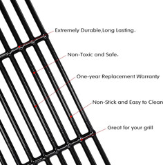 Cooking Grid Grates for Chargriller 2121 2123 2222 2828 3001 3008 3030 3725 4000