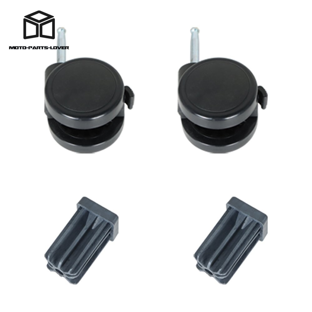 2 Set Black Gas Grills Caster Wheel 2.33In For Genesis Summit Silver Spirit