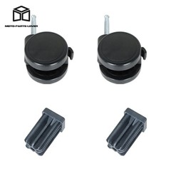 2 Set Black Gas Grills Caster Wheel 2.33In For Genesis Summit Silver Spirit